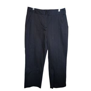 NWT Worthington Essentials Black Textured Stripe Dress Pants Women's Size 12